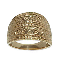 123 - Guldring 18k Stavarringen