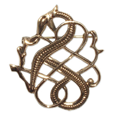 13045 Bronsbrosch/kombinerat hängsmycke