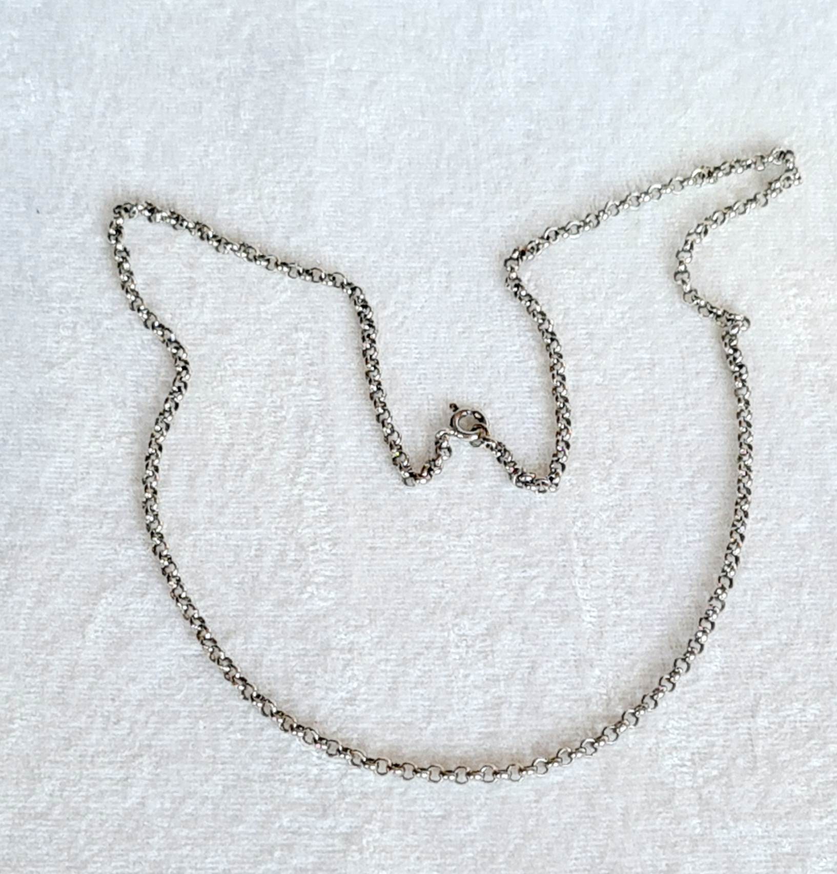 14E-40 -  Silverkedja  Ärtlänk Oxiderad