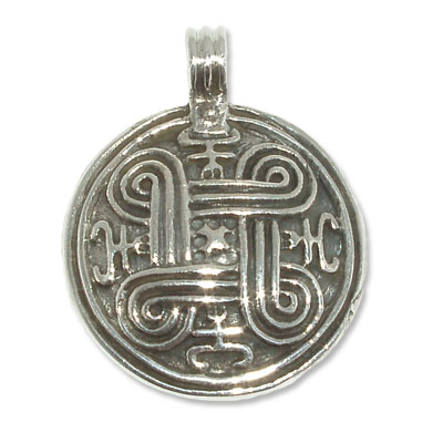 2041 - Silverhänge Skyddssymbol från väskinde. Gotland.