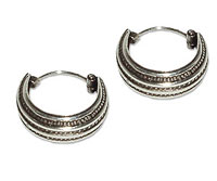 3036 - Silverörhängen Creoler