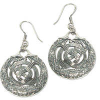 3210 - Silverörhängen med Keltiskt motiv