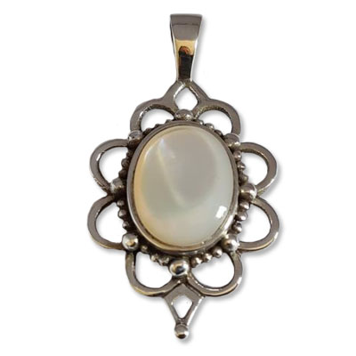 2154-1- Silverhänge med Pärlemors sten.