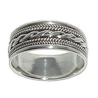 4043 - Silverring Hövdingring