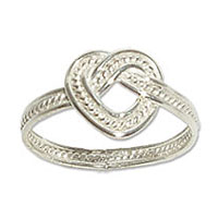 4137 - Silverring Filigranhjärta