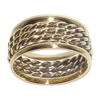 9041 - Bronsring Flätad Vikingaring