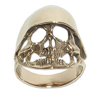 9128 - Bronsring Dödskalle