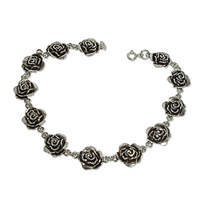 5010 - Silverarmband Gotlandsrosen