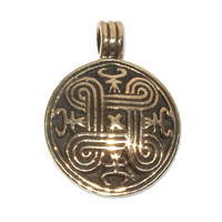 7105 - Bronshänge Skyddsymbol från Väskinde