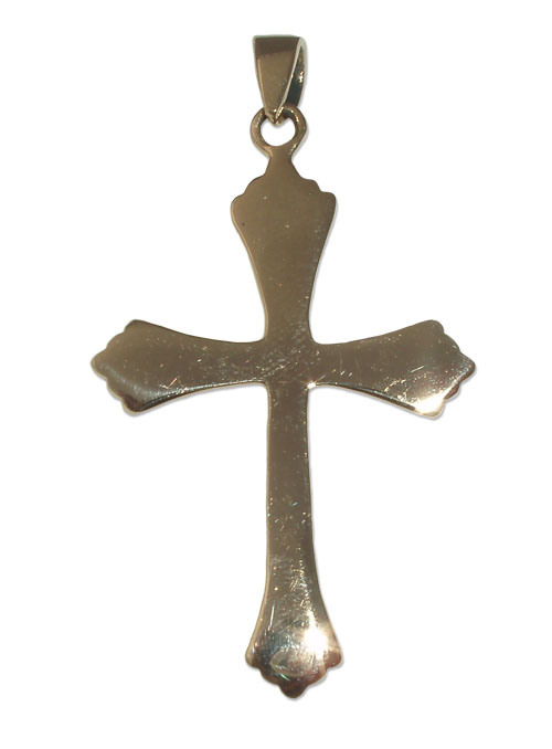 7301- Bronshänge Keltiskt kors blankslipad.