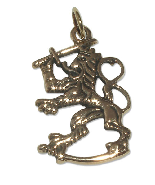 7309 - Bronshängen Finskt lejon.