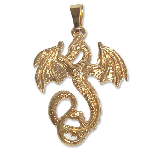 775 - Guldhänge 18k Drake 