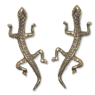 8016 - Bronsörhänge Ödla.