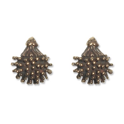 8017 - Bronsörhänge Gotlands Igelkott 