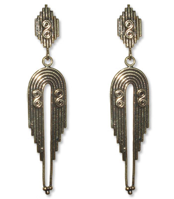 8024 - Bronsörhänge Keltiskt.