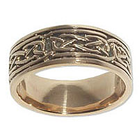 9037 - Bronsring med Keltisk motiv