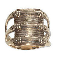 9068 - Bronsring med Drakmotiv