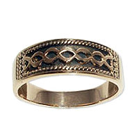 9094 - Bronsring med Keltiskt motiv