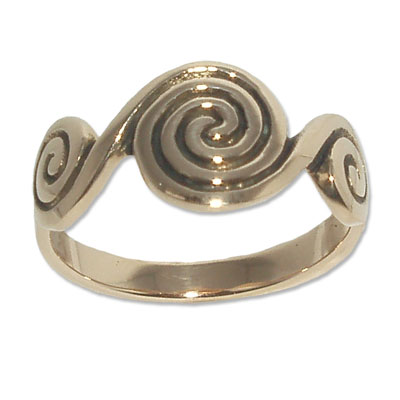 9177 - Bronsring Keltiskt motiv.