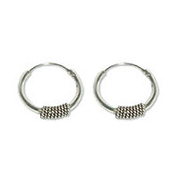 3097 - Silverörhängen Creoler