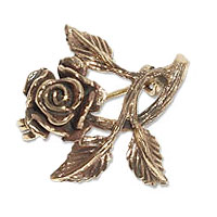 13012 - Bronsbrosch Gotlandsrosen