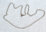 14E-35 -  Silverkedja  Ärtlänk,  Oxiderad 