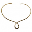 10038 - Bronskedja Stelt Halsband