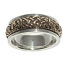 4111 - Silverring Keltisk Spinnring med Brons