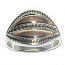 4034 - Silverring Romaringen med Brons