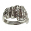 4063 - Silverring Knytnäve