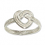 4137 - Silverring Filigranhjärta